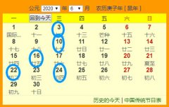2020年6月份开业吉日一览表