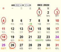 2022年12月结婚黄道吉日 适合2022年12月结婚的好日子