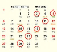 2022年3月开业吉日查询