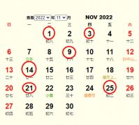 2022年11月开业吉日查询