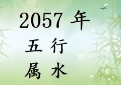 2057年五行属什么?2057年出生是什么命?