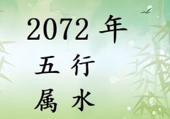 2072年五行属什么?2072年出生是什么命?